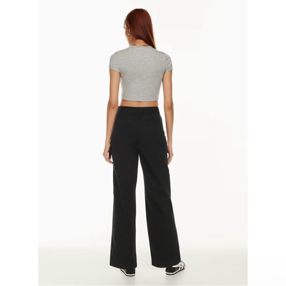 Aritzia Sunday Best Oscar Cargo Black Wide-Leg Denim Pants Size 2 Women’s - Picture 2 of 9
